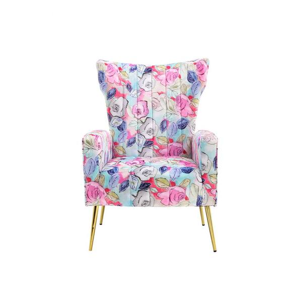 peach arm chair