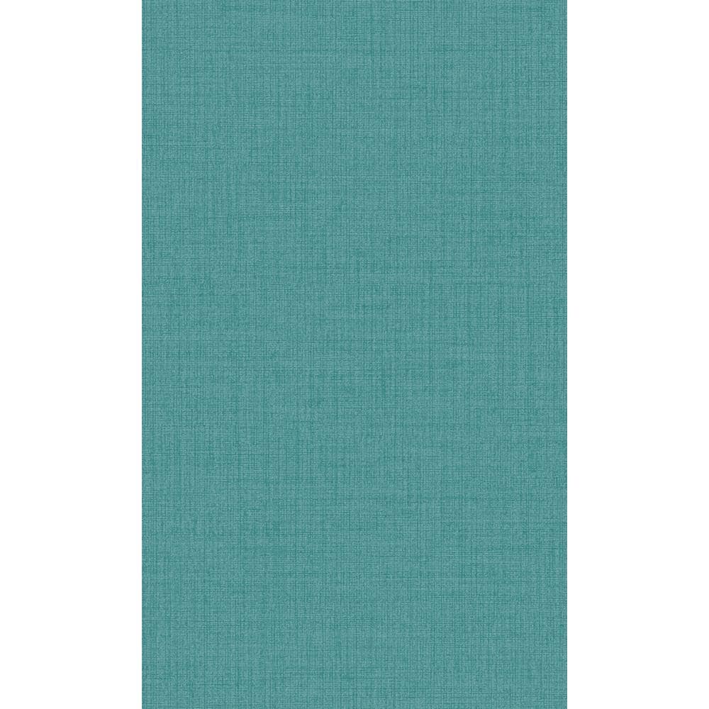 Walls Republic Teal Plain Textured 57 sq. ft. NonWoven Nonpasted