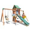 SPORTSPOWER Brookside Wooden Swing Set WP-652 - The Home Depot