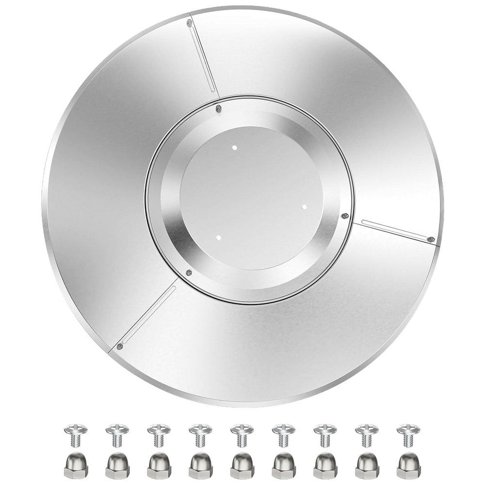 33 Inch Outdoor Aluminum Patio Heater Reflector Shield with Mounting Hardware for Propane Gas Heaters price history on PriceWatchPro