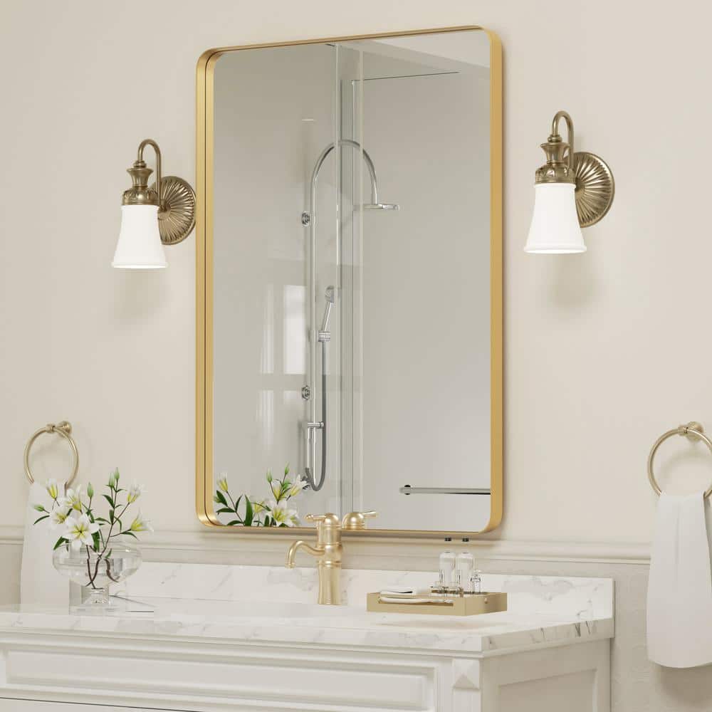 PAIHOME 22 in. W x 30 in. H Medium Rectangular Metal Framed Wall ...