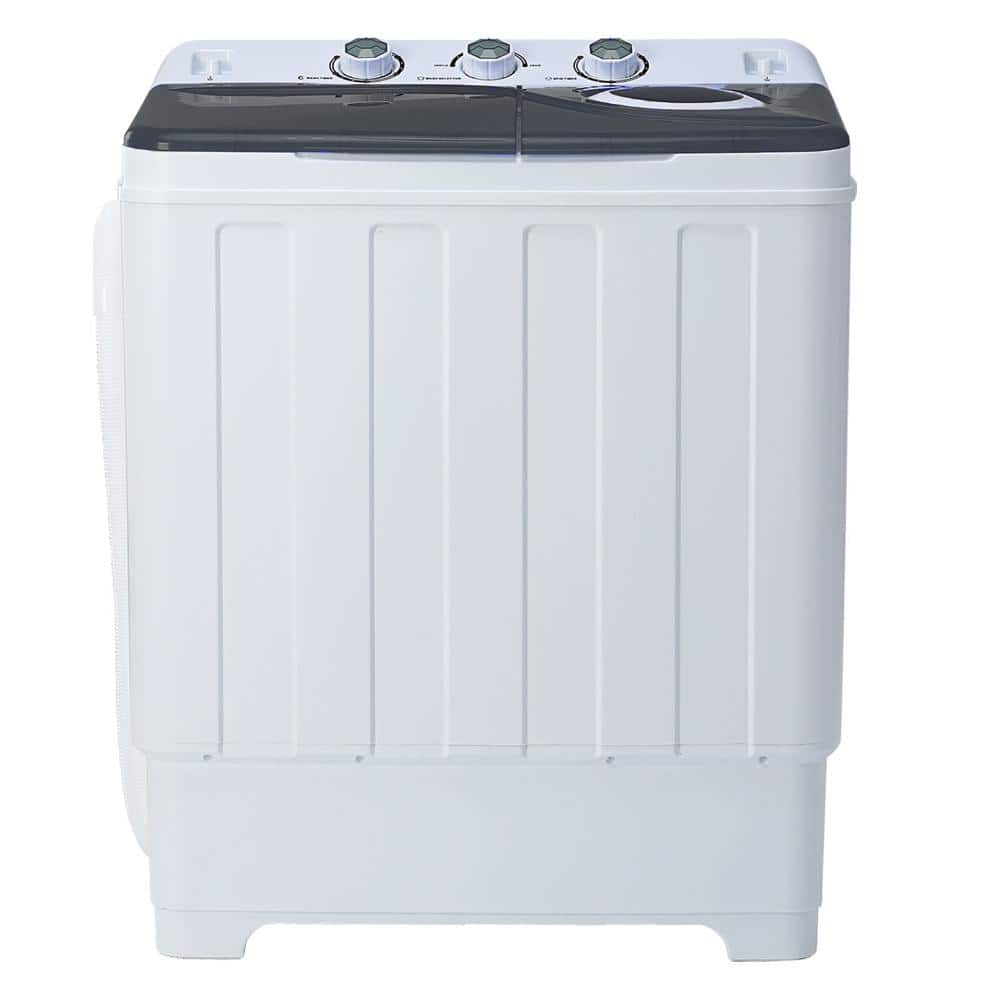 2.1 cu.ft. Portable Washing Machine in Grey with Drain Pump, Semi-Automatic Compact Laundry Machine price history on PriceWatchPro