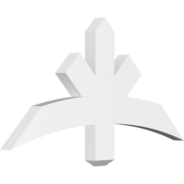 Ekena Millwork Alberta 36 in. W x 18 in. H x 2 in. D Signature Polyurethane Bracket