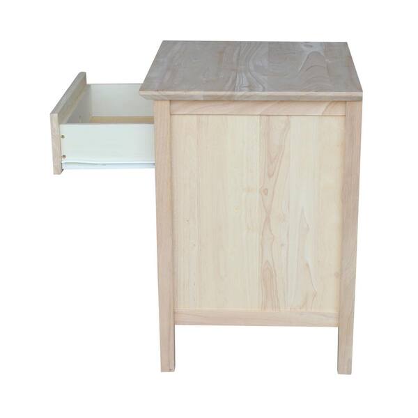 unfinished nightstand home depot