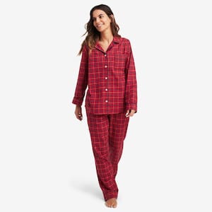 Company Cotton Family Flannel Women's Button Front Pajama Set