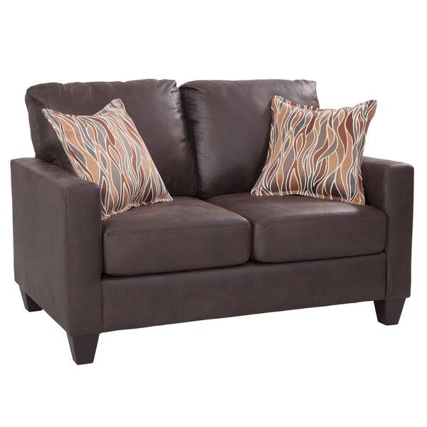 American Furniture Classics Square Arm Series Pinto Brown Solid