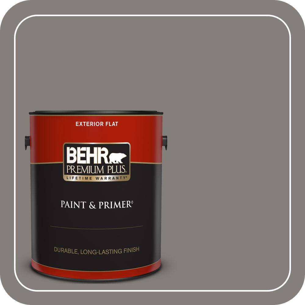 1 gal. #PPU18-17 Suede Gray Flat Exterior Paint & Primer price history on PriceWatchPro