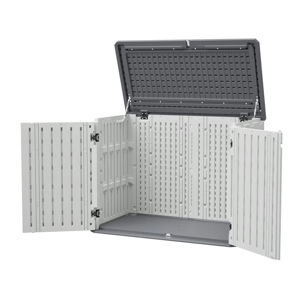 52.3 in. W x 29.7 in. D x 38.9 in. H Horizontal Resin Outdoor