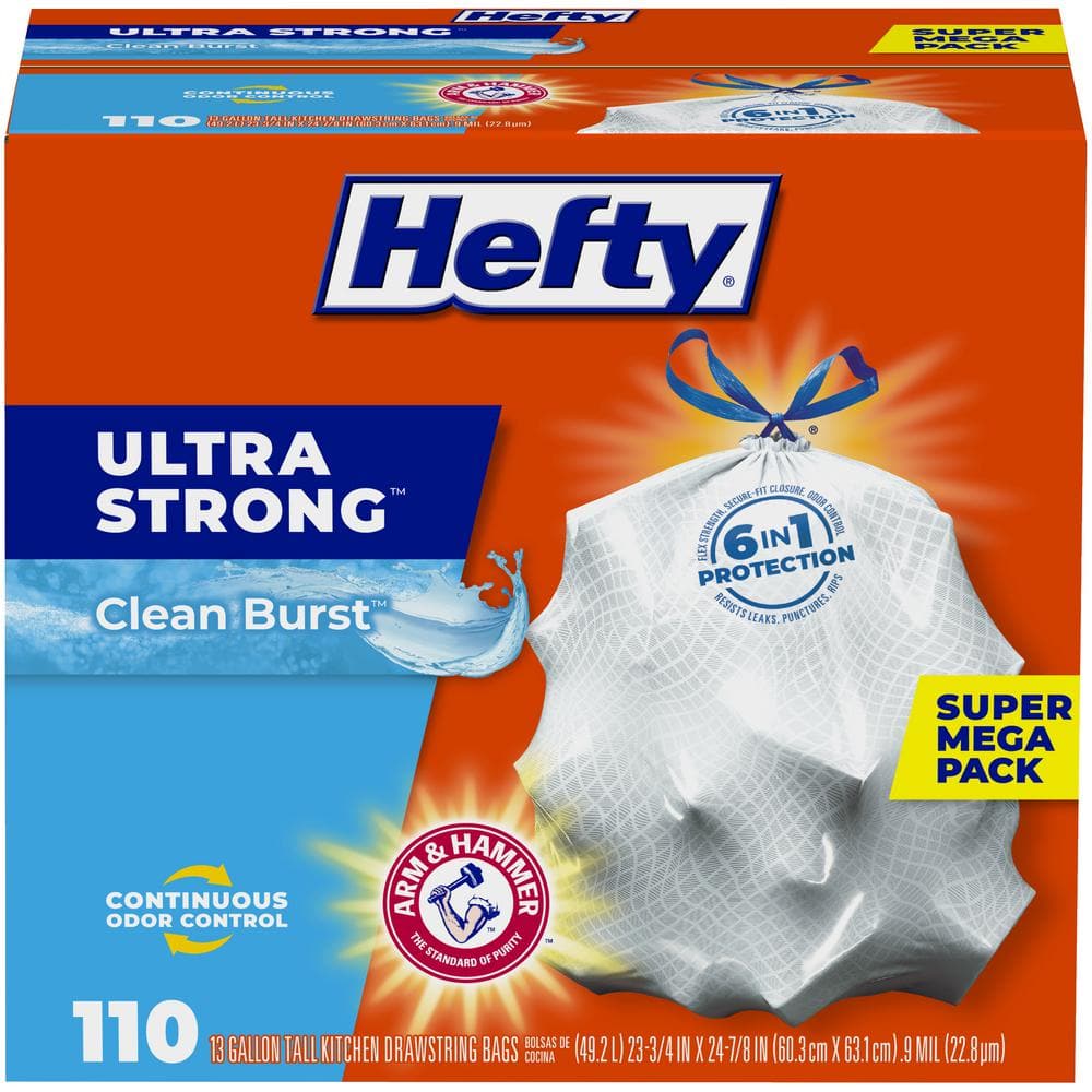 HEFTY Scrap Bags popular 50 count