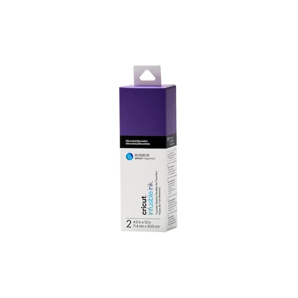 Cricut Infusible Ink Transfer Sheets, Ultraviolet (2-Count)