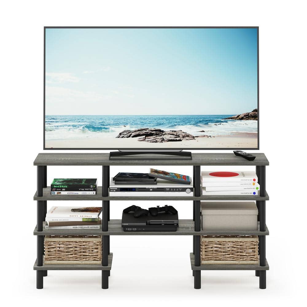 Turn-N-Tube 25.4 in.Tall French Oak/Black 4-Shelf Bookcase price history on PriceWatchPro