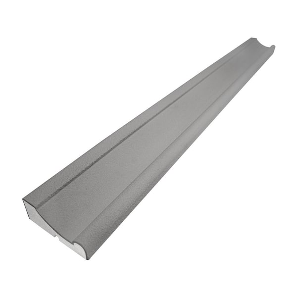 Coraform Italian 260 8 ft. x 4 in. x 1.5 in. Gray Composite Trim Molding