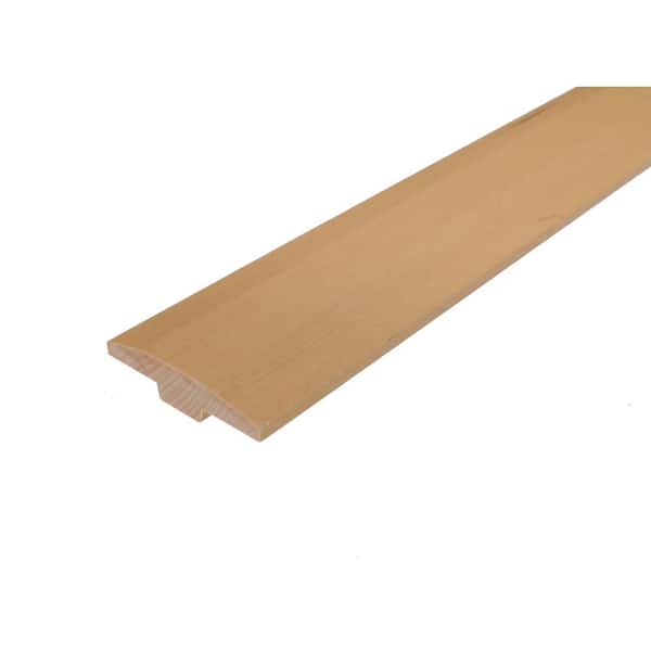 ROPPE Blonde 0.28 in. Thick x 2 in. Wide x 78 in. Length Wood T-Molding
