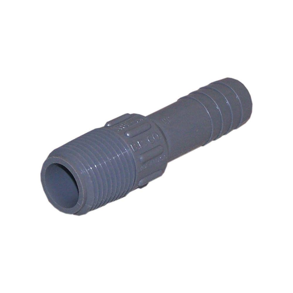 POLYETHYLENE INSERT FITT 1/2 in. PVC Insert x MPT Male Adapter ...