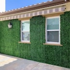 12-Piece 20"x20" Artificial Boxwood Panels Grass