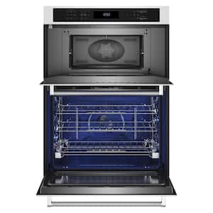 30 in. Electric Wall Oven and Microwave Combo in Stainless Steel with Air Fry Mode