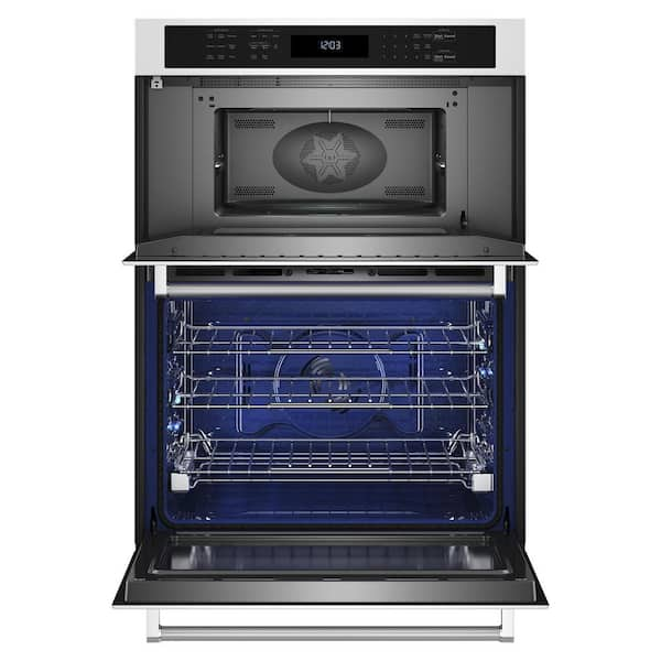 30 in. Electric Wall Oven and Microwave Combo in Stainless Steel with Air Fry Mode