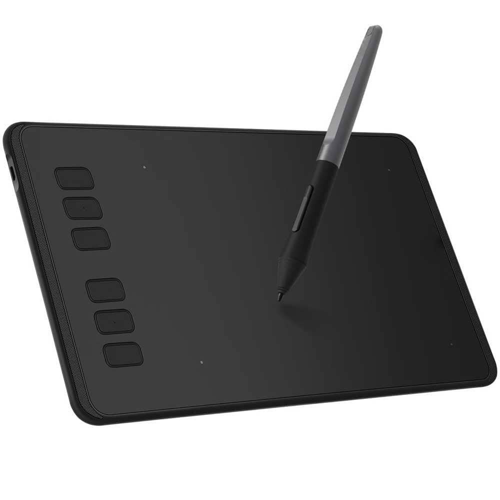 OBJLGEV Inspiroy H640P Drawing Tablet 6x4 Inch Digital Art with Battery-Free Stylus 8192 Pen Pressure 6 Hot Keys