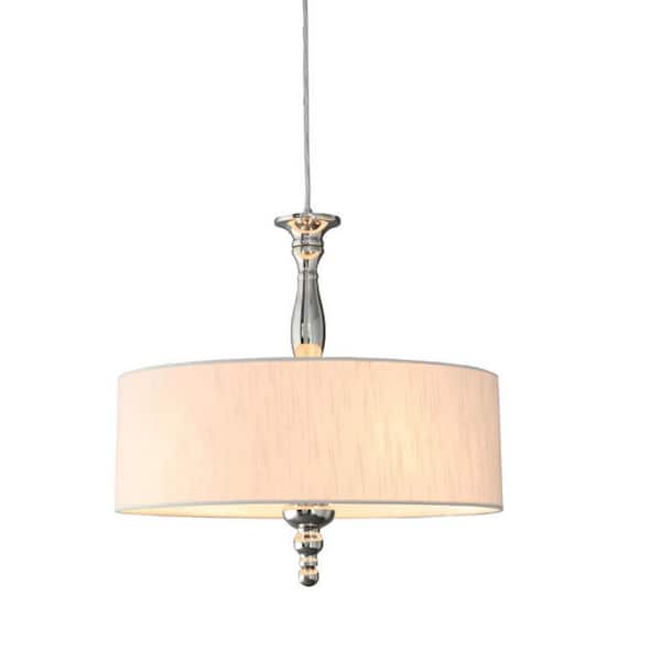 INNOBULE 4-Light White Chandelier