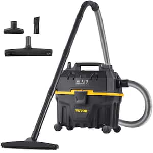 Wet Dry Vac, 4 gal., 5 Peak HP, 3-in-1 Shop Vacuum with Blowing Function Portable Attachments to Clean Floor, ETL Listed