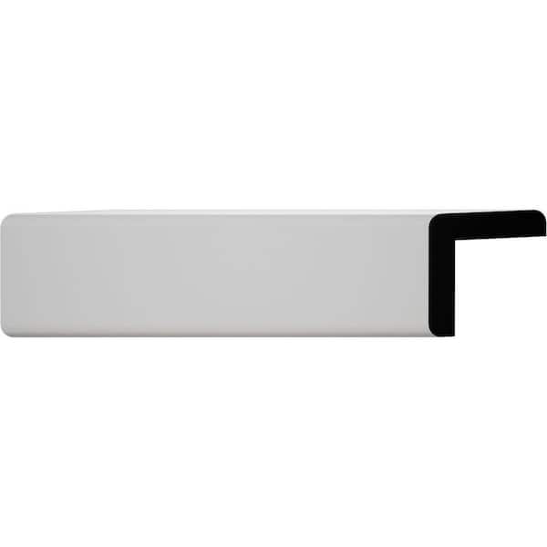 5205 1 1/8 in. x 1 1/8 in. x 96 in. Finished PVC White Outside Corner Moulding (1-Piece − 8 Total Linear Feet)