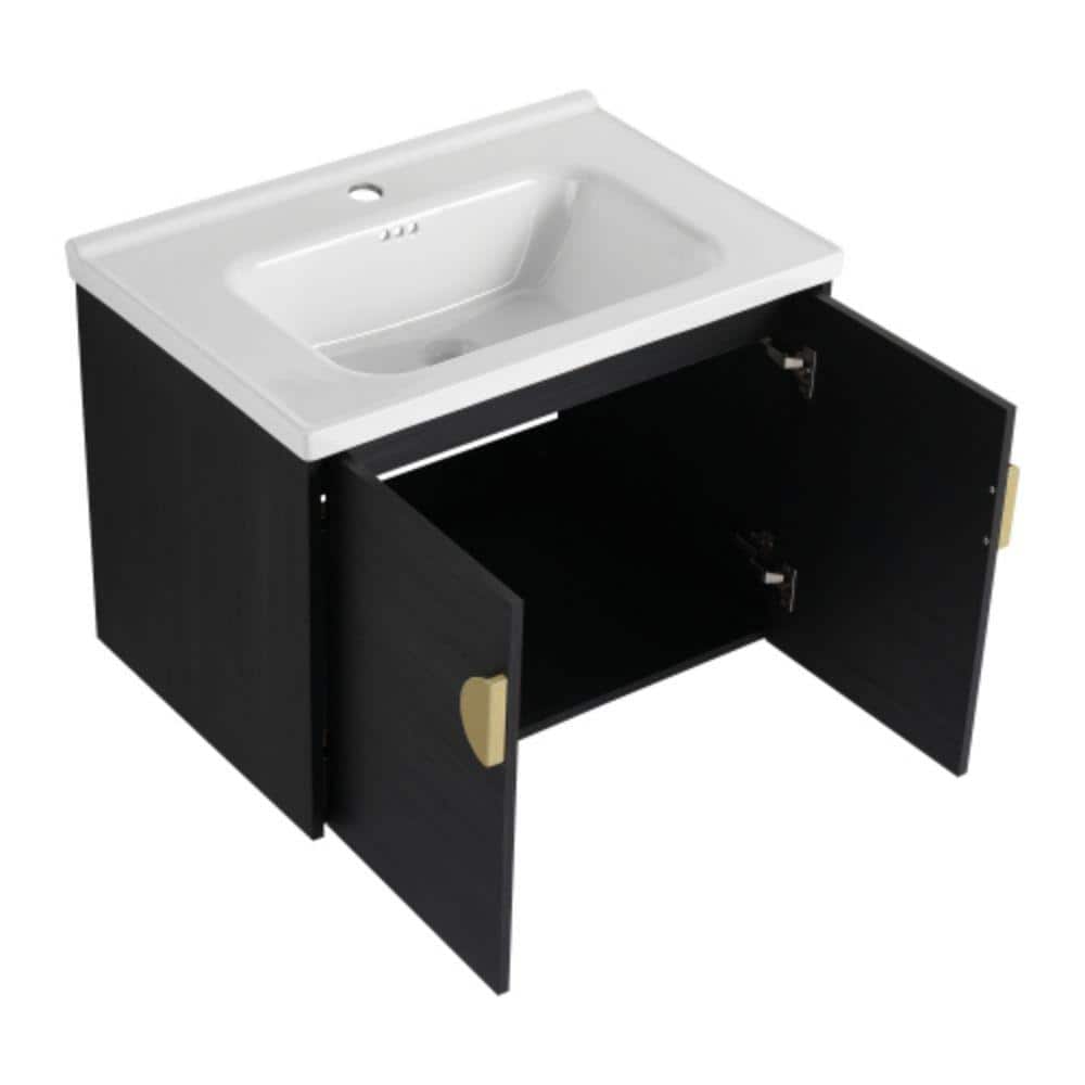 GLEM05 28.00 in. W x 18.50 in. D x 20.70 in. H Single Sink Floating Bath Va