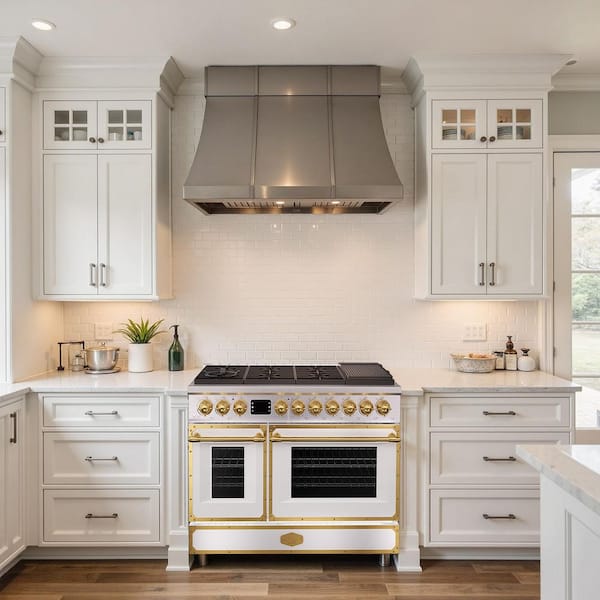 Akicon 48 in. Freestanding Gas Range with 8 Burners, Double