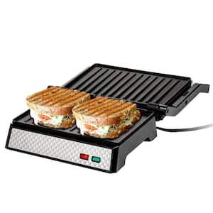 GP0540BR Panini Press Grill and Sandwich Maker with Nonstick Coated Plates