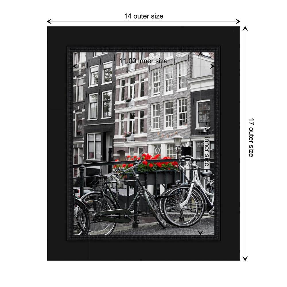 Avon Black 11x14 Wood Wall Picture Frame