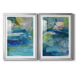 Spring Winds VII by Wexford Homes 2-Pieces Framed Abstract Paper Art Print 30.5 in. x 42.5 in.