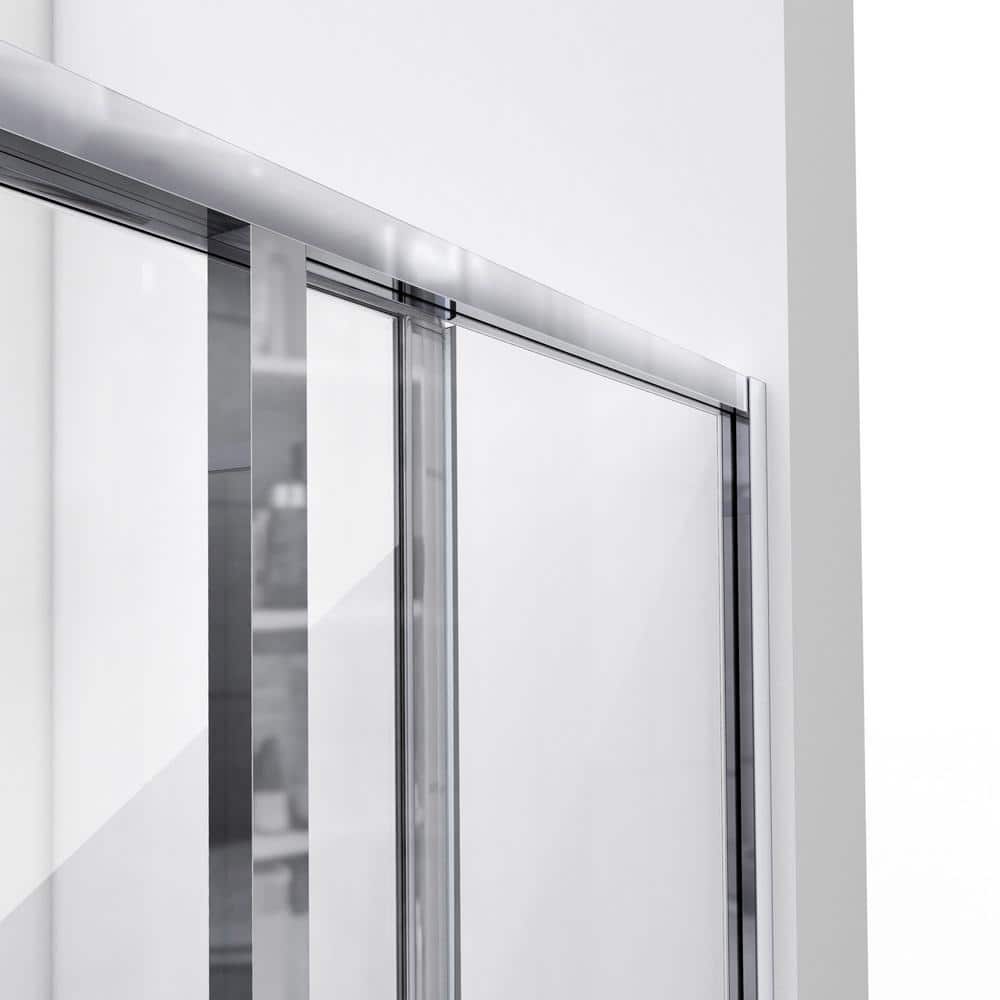 DreamLine 36" Brushed Nickel and White Corner Shower Enclosure