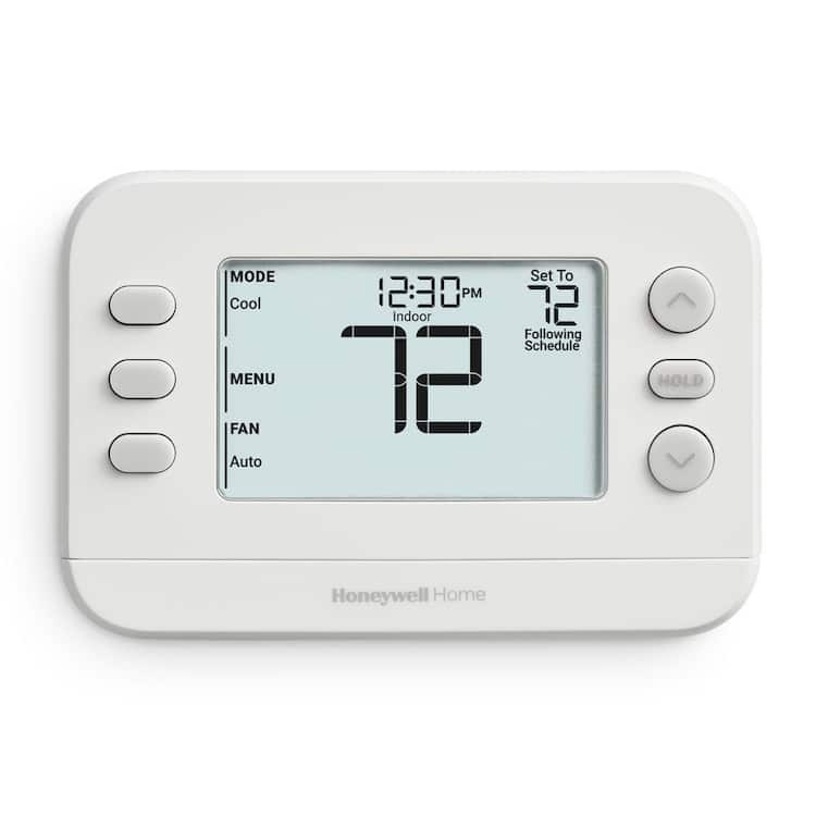 Honeywell Home X2P Programmable Thermostat, Single-Stage, 1-Heat/1-Cool, 5-2 Day Schedule