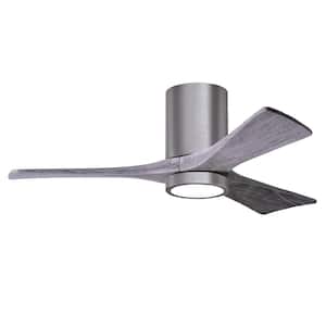 Irene-3HLK 42 in. Integrated LED Indoor/Outdoor Pewter Ceiling Fan with Remote and Wall Control Included