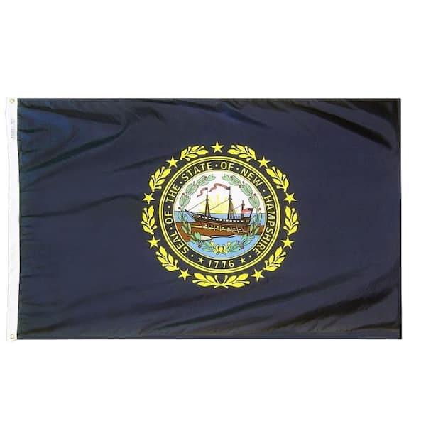 Annin Flagmakers 2 ft. x 3 ft. Nylon New Hampsire State Flag