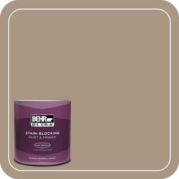 BEHR ULTRA 1 qt. #T17-11 Silent Sands Extra Durable Eggshell Enamel Interior Paint & Primer