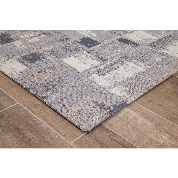 Aarhus Multi-Colored 54 in. x 40 in. Polyester Chair Mat