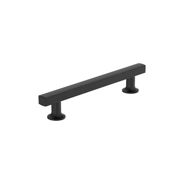 Everett 5-1/16 in. (128mm) Modern Matte Black Bar Cabinet Pull