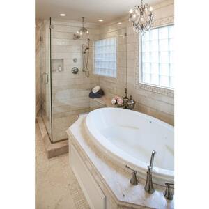 Marble Crema Marfil Plus Honed 11.81 in. x 23.62 in. Marble Floor and Wall Tile (2 sq. ft.)