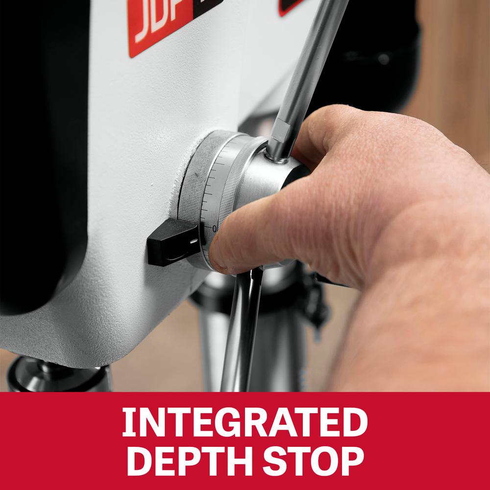 Jet 3/4 HP 15 in. Benchtop Drill Press with LED worklight, 16