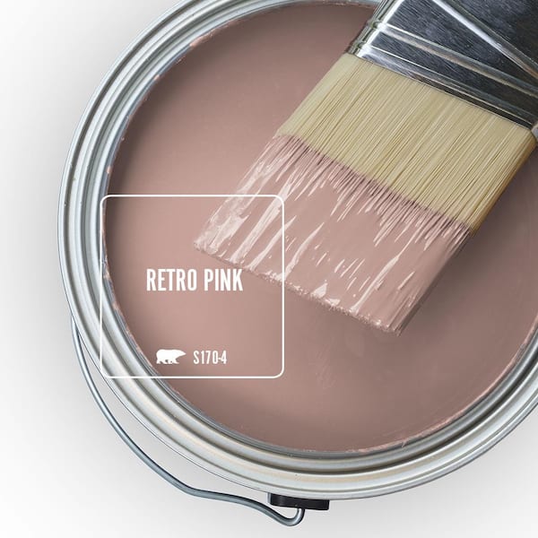 1 gal. #S170-4 Retro Pink One-Coat Hide Matte Interior Paint & Primer