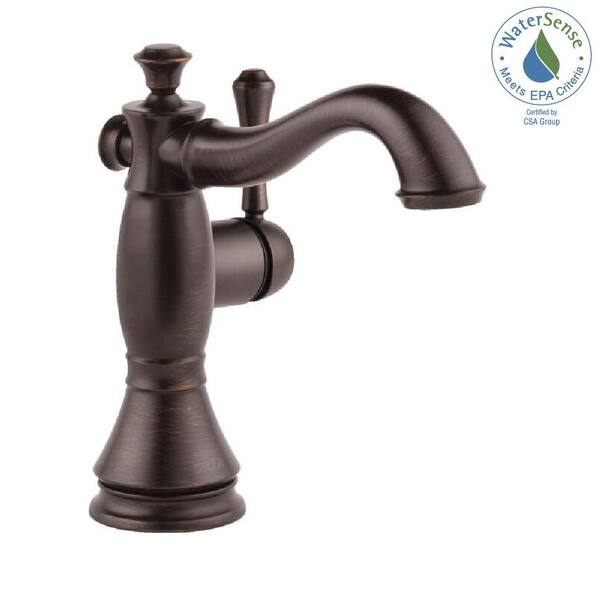 Delta Lahara Venetian Bronze 1-handle Single Hole/4-in Centerset WaterSense Bathroom Sink Faucet with Drain Delta Lahara Venetian Bronze 1-handle Single Hole/4-in Centerset WaterSense Bathroom Sink Faucet with Drain