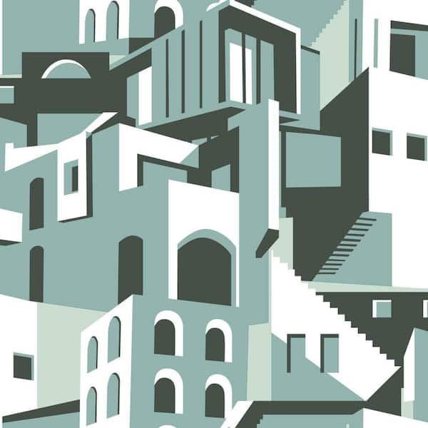 York Wallcoverings 34.17 sq. ft. Arch Architectural Peel and Stick Wallpaper
