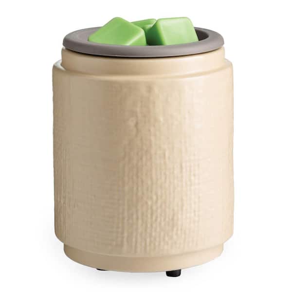 Candle Warmers Etc Natural Linen Flip Dish Wax Warmer