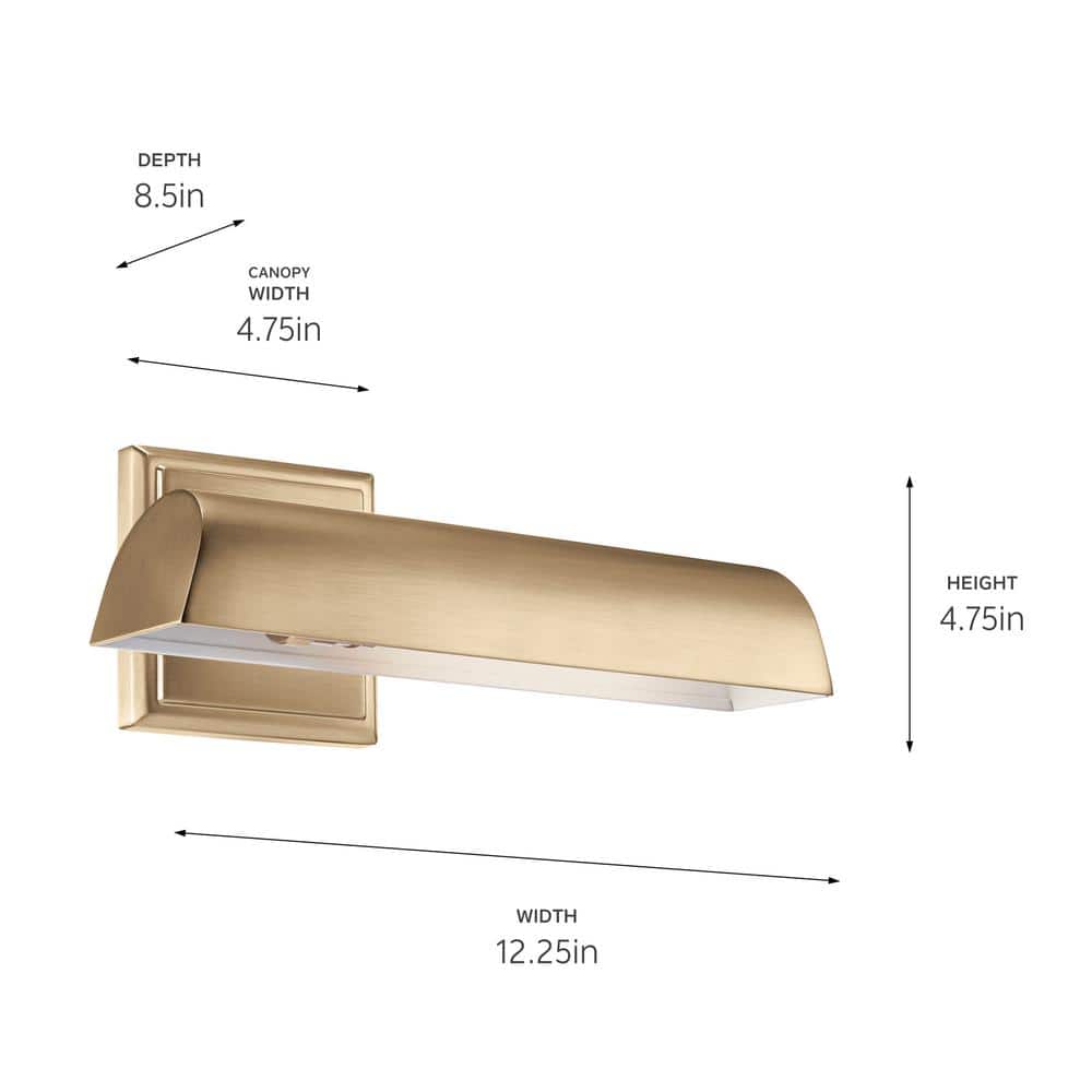 Champagne Bronze Adjustable Wall Sconce Picture Light