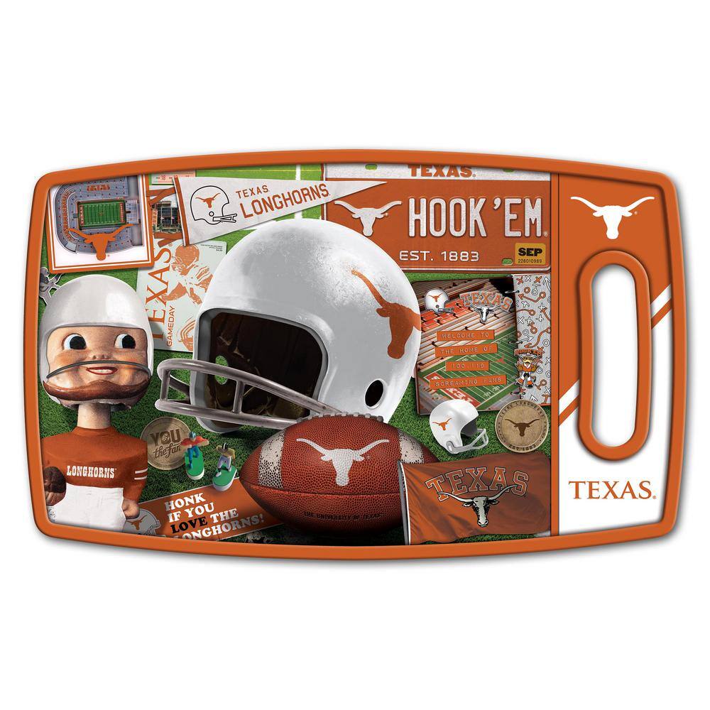 NCAA Texas Longhorns Retro Series Polypropyene Cutting Board price history on PriceWatchPro