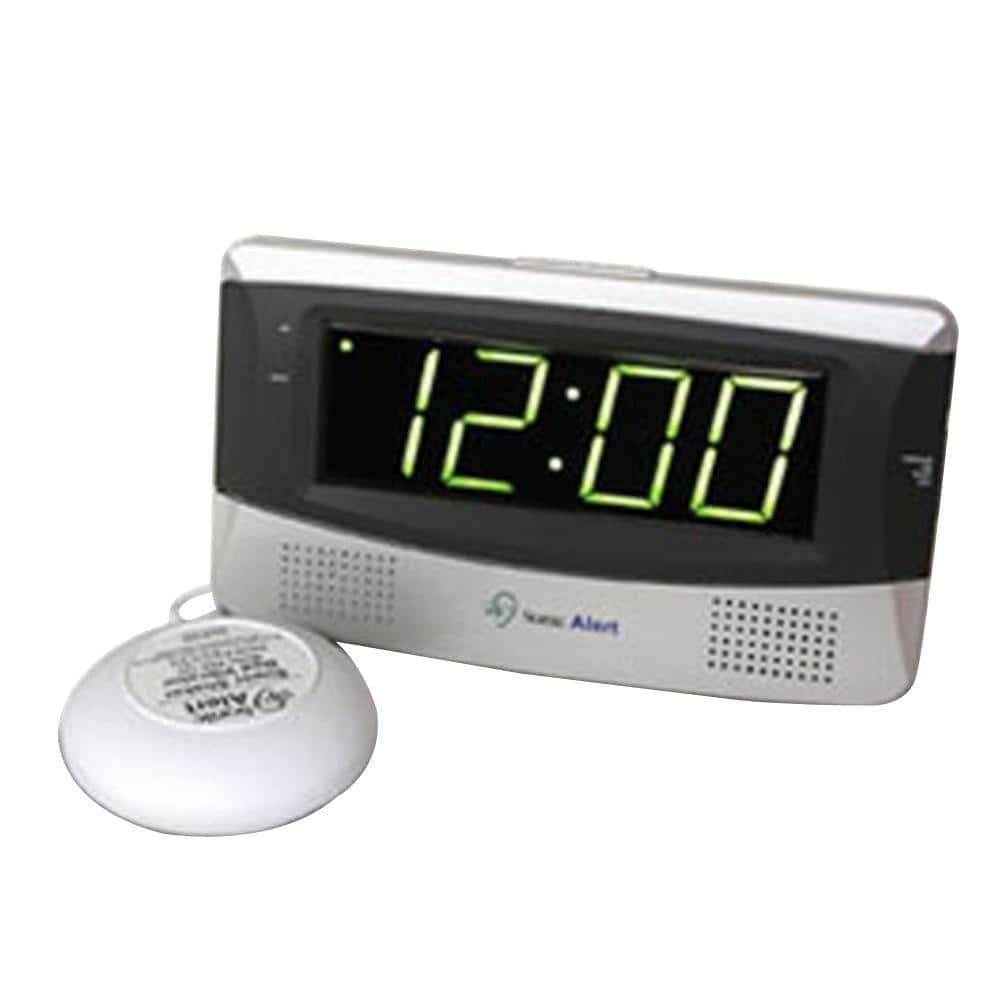 Sonic Alert Sonic Boom Digital Alarm Clock - White SA-SB300SS - The Home  Depot