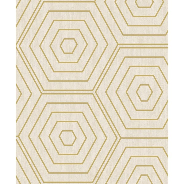 SK Filson Aztec Hexagons Paper Strippable Roll (Covers 54 sq. ft.)