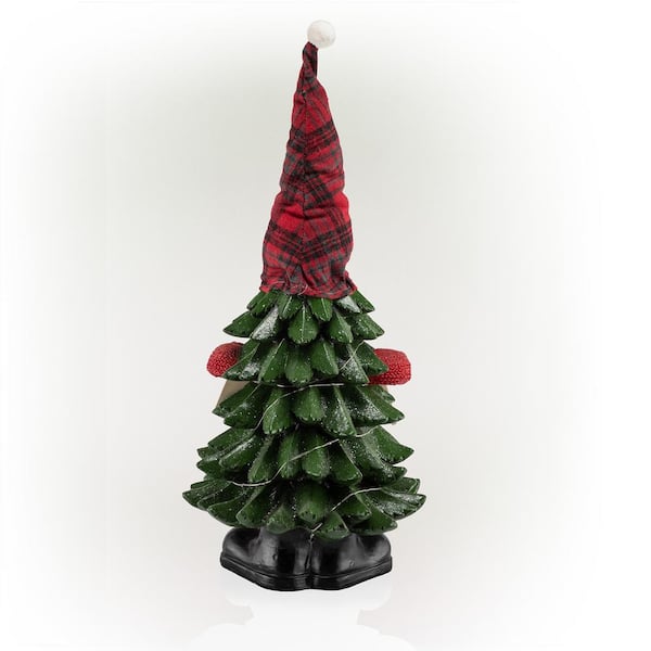 Gnomes Ceramic Christmas Tree, Light up LED Christmas Tree Gnome Christmas  Decor