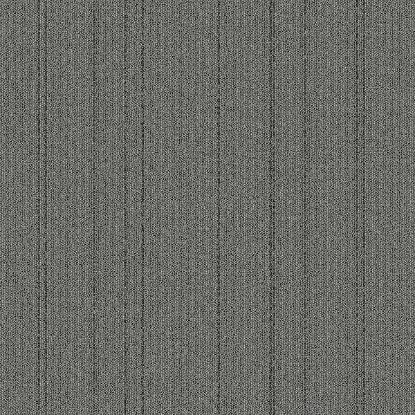 Aladdin Fixed Attitude - Pewter - Gray Commercial 24 x 24 in. Glue-Down Carpet Tile Square (96 sq. ft.)