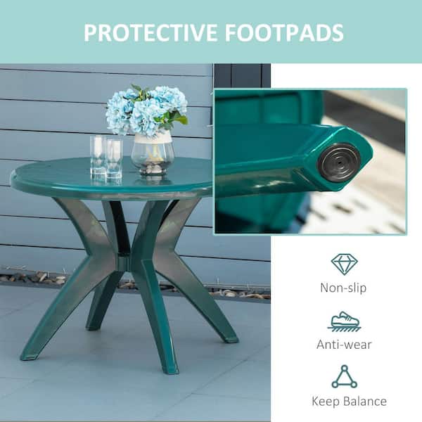 hard plastic patio table with umbrella hole Flash Furniture Tory Commercial Grade Tempered Glass Top with and Steel Tube Frame, Clear Top/Silver Frame Waterproof modern plastic square patio dining table with umbrella hole Green Round Plastic Outdoor Dining